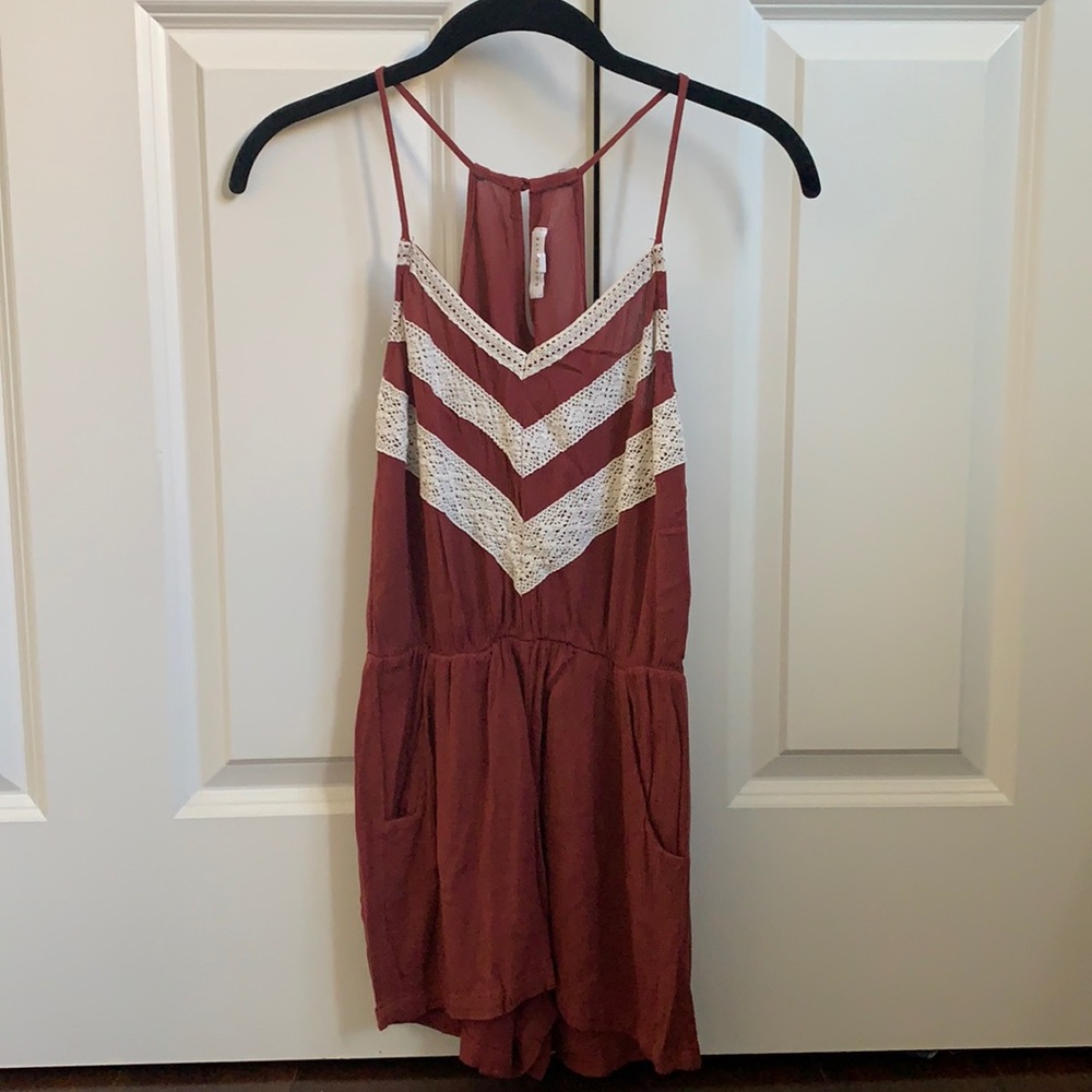Red romper